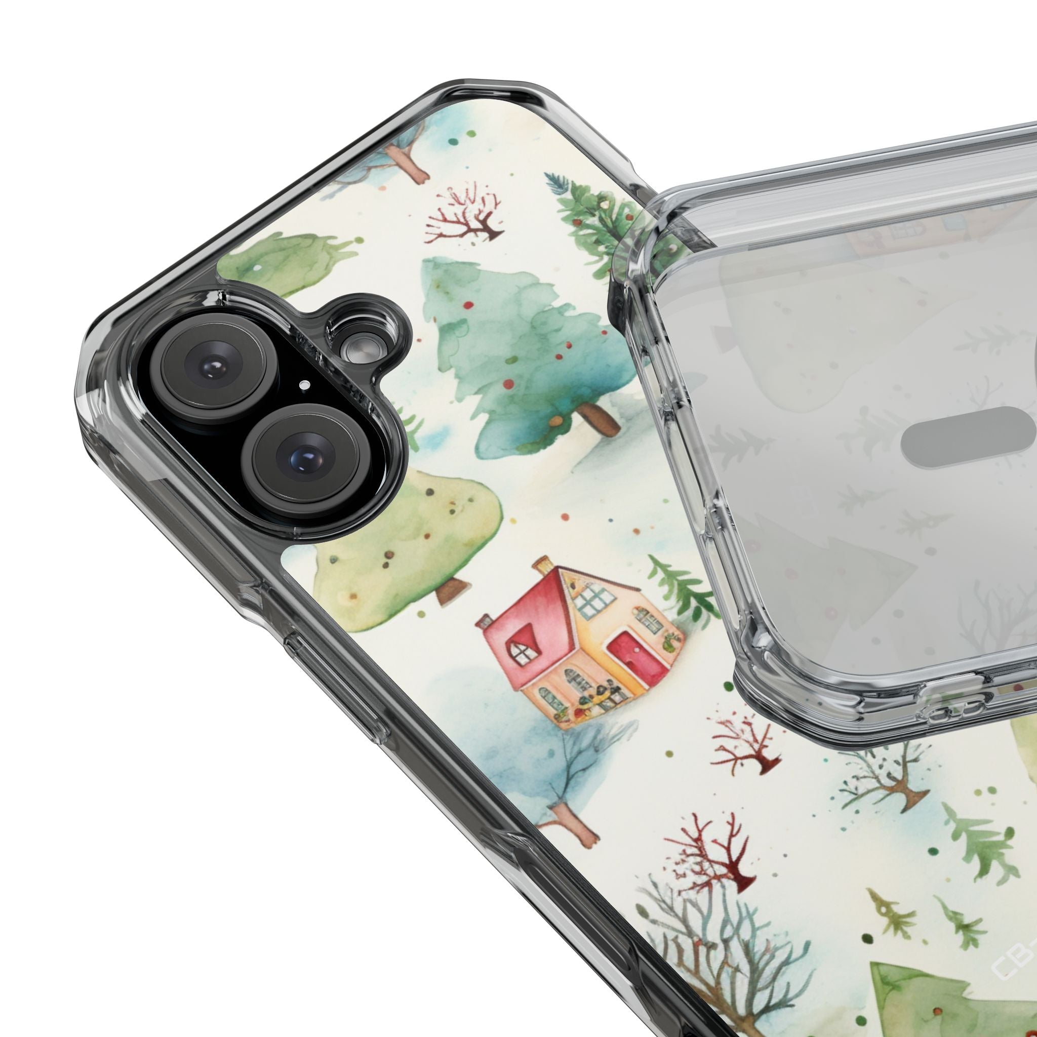 Winter Scene Glows iPhone Case - Impact