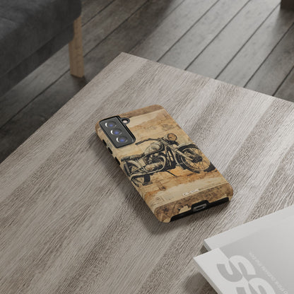 Vintage Motorcycle Collage - Samsung Case