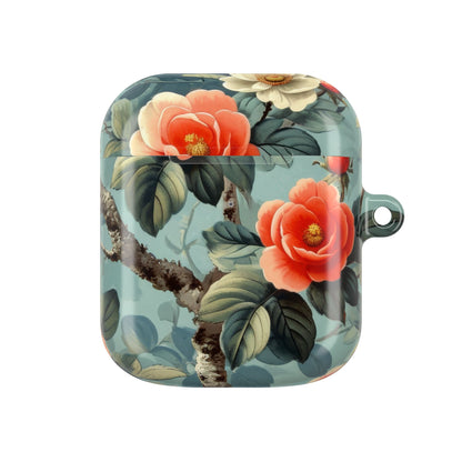 Pink Camellia - AirPods Case