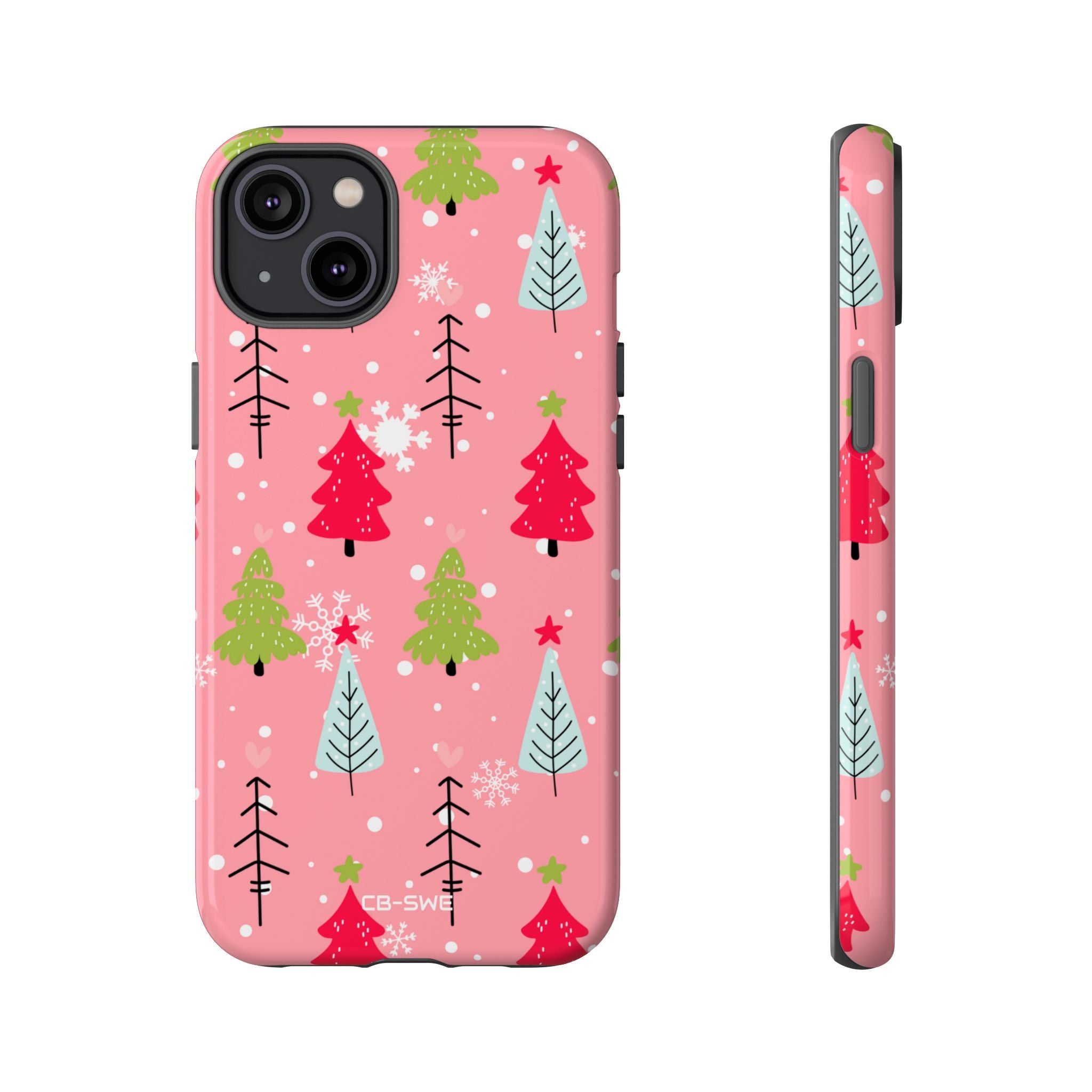 Festive Trees Dance - iPhone Case