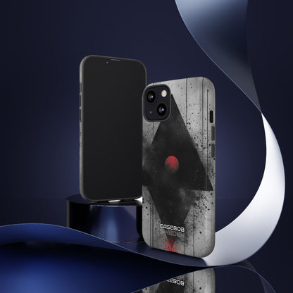 Crimson Core Geometry iPhone 13 - Tough