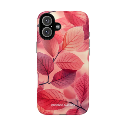 Pink Purple Nature Pattern - Tough iPhone 16 Phone Case