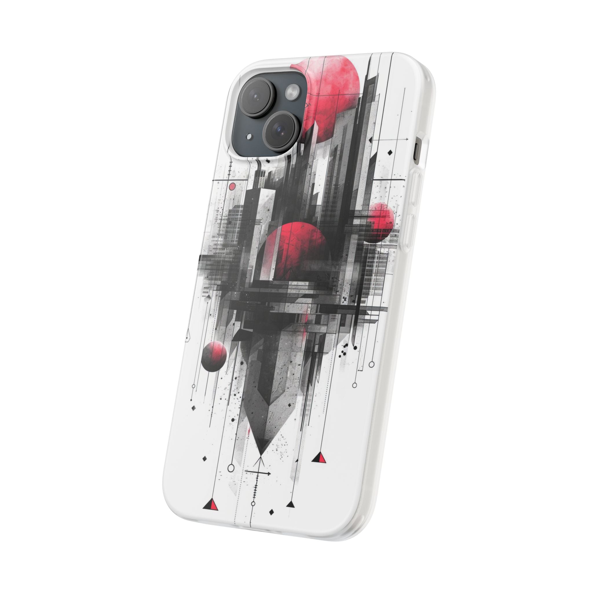 Cyber Gridscape | Flexible Phone Case for iPhone