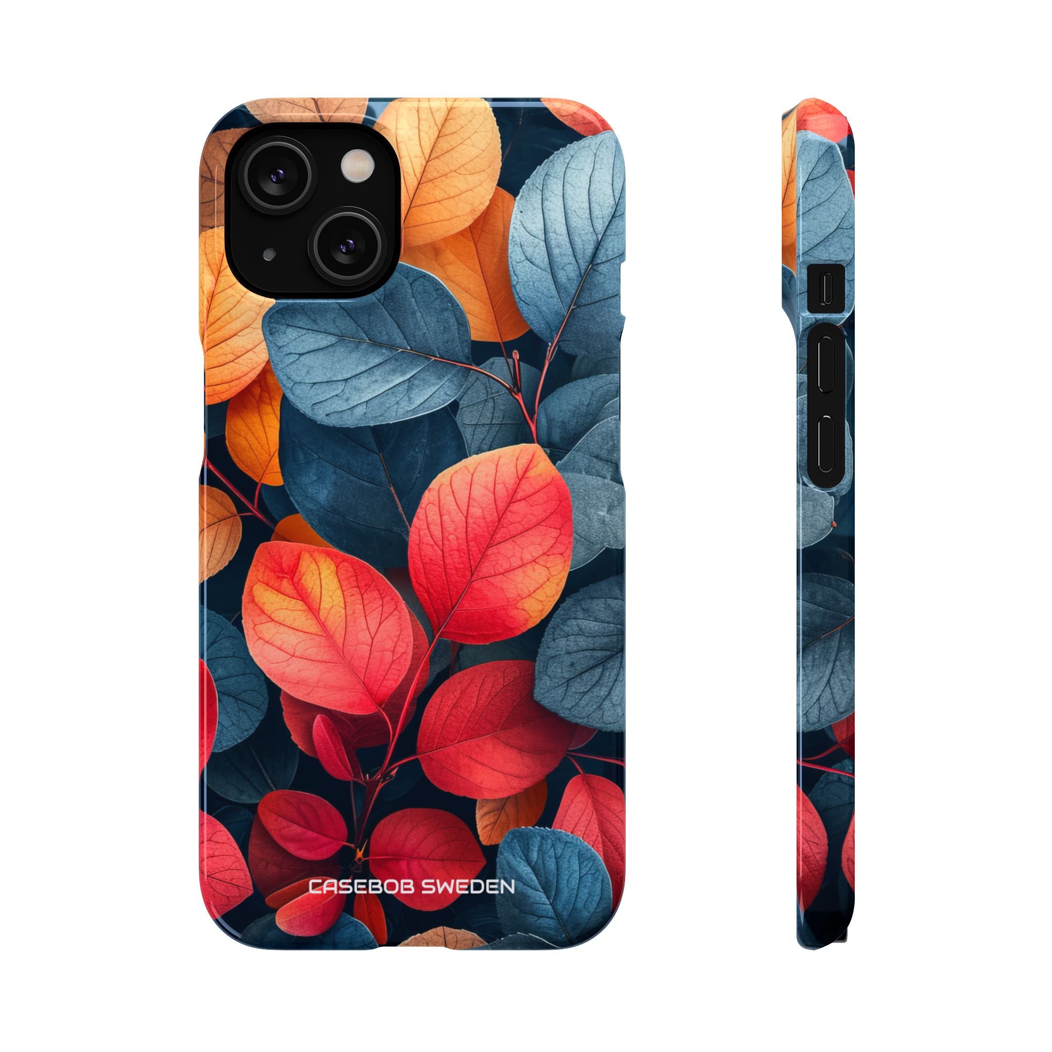 Vibrant Nature Leaves - Slim iPhone 14 Phone Case