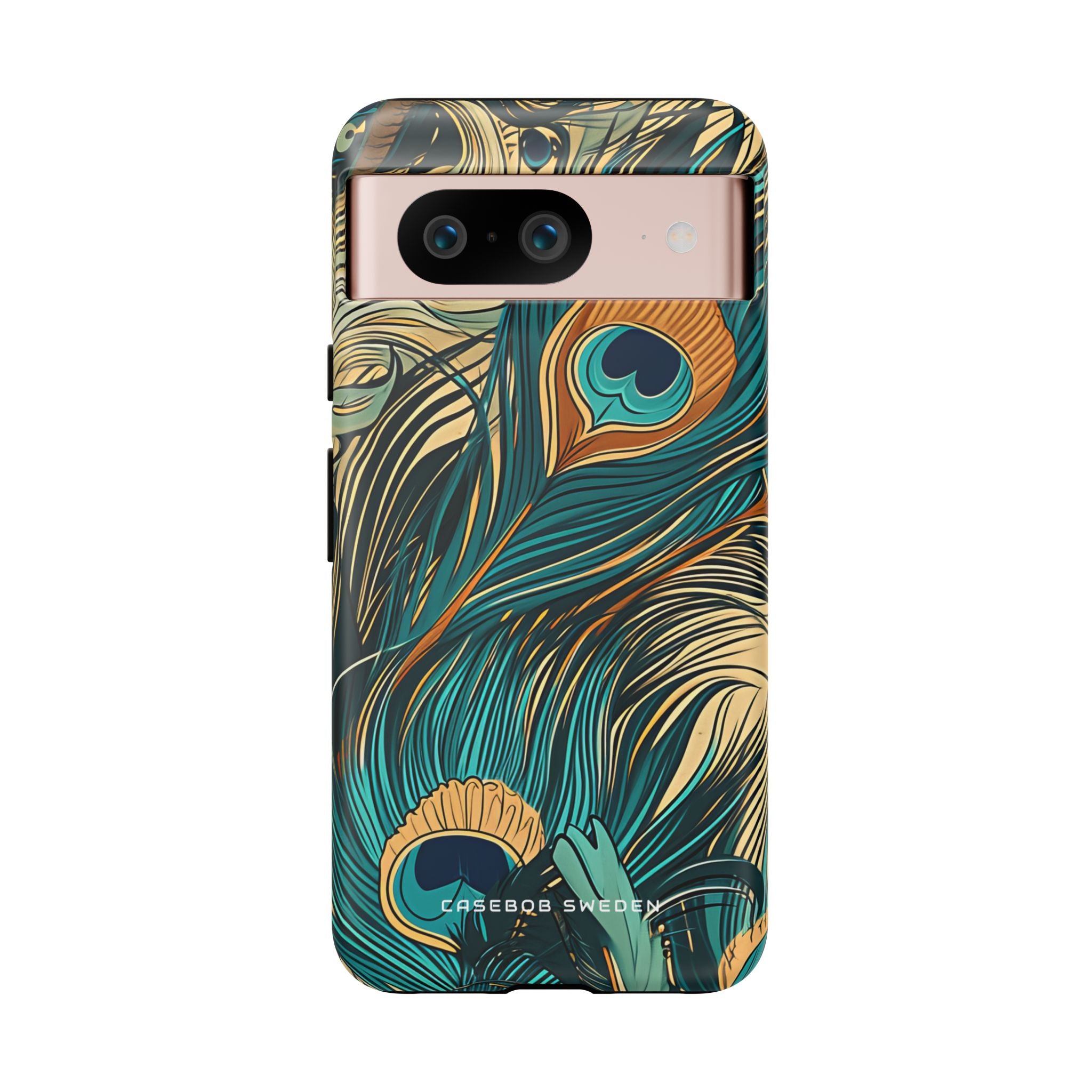 Art Nouveau Peacock Elegance Google Pixel 8 - Tough Phone Case