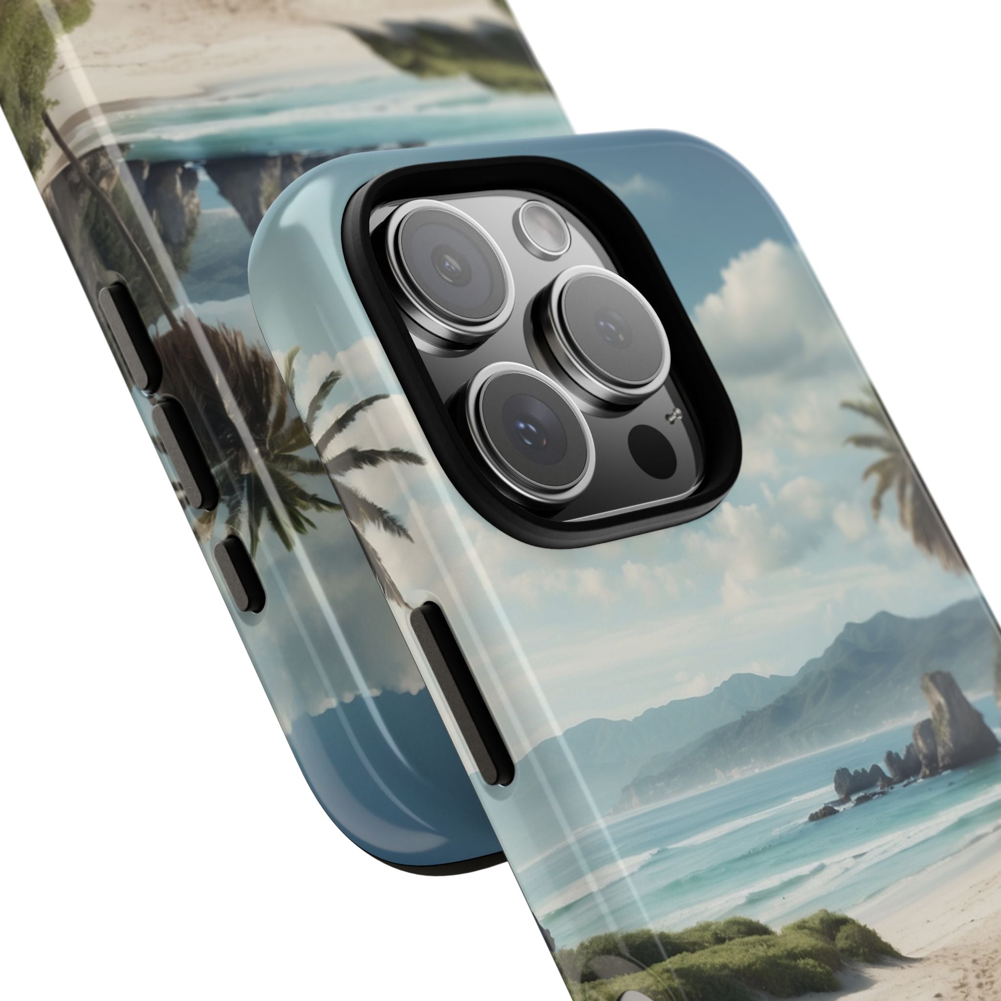 Footprints Trace Sand - iPhone Case