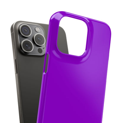 Dark Violet iPhone 15 - Slim Phone Case