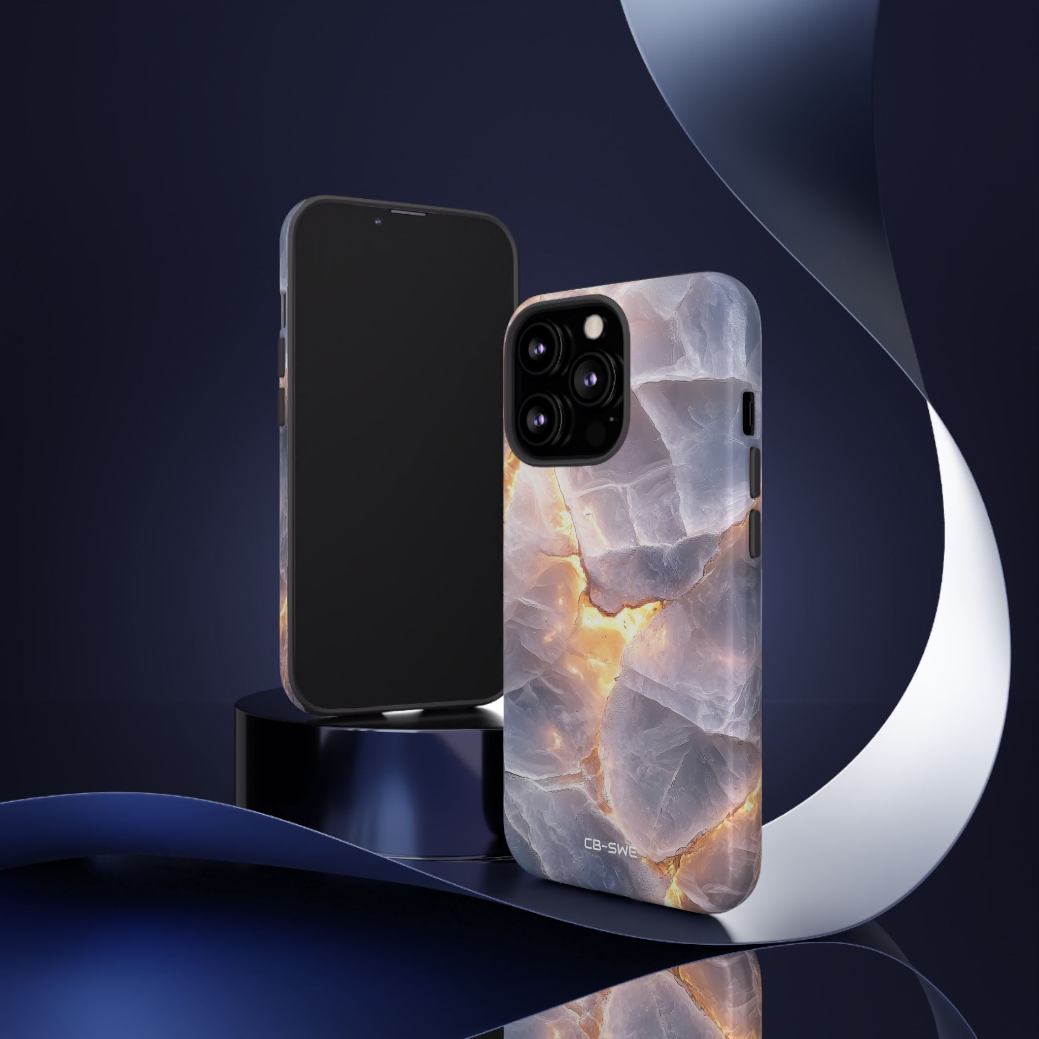 Glowing Stone Fragments - iPhone Case