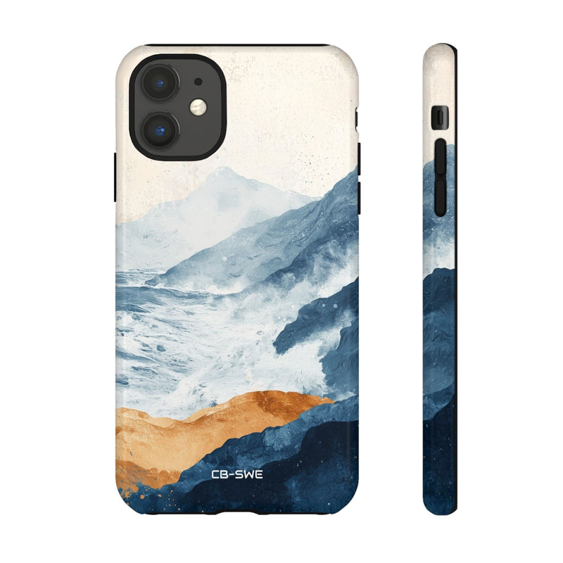 Waves Embrace Shore - iPhone Case