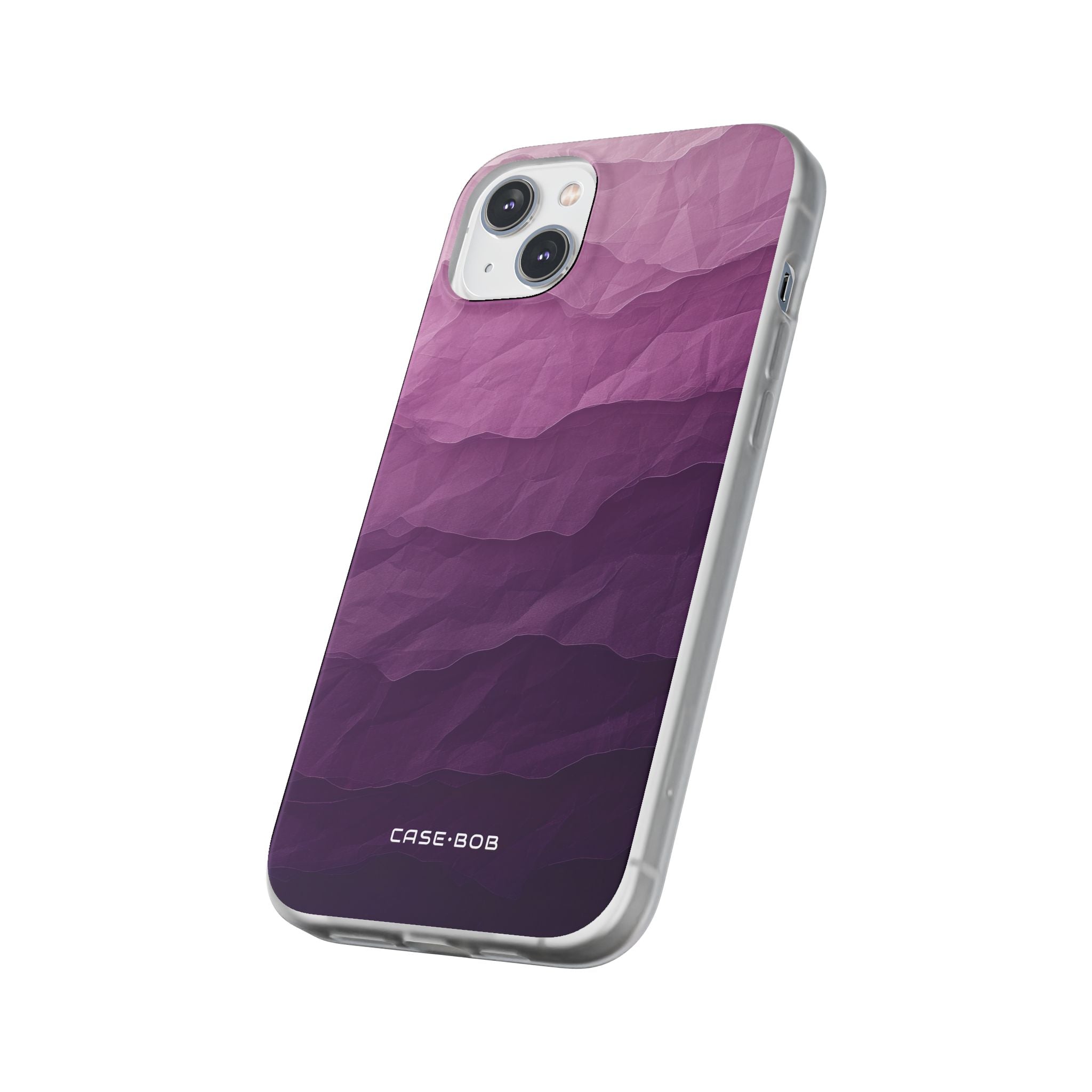 Purple Wave Layers iPhone 14 Plus Case - Soft