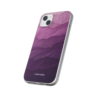 Purple Wave Layers iPhone 14 Plus Case - Soft