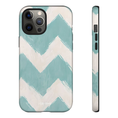 Zigzag Pastel Harmony - iPhone Case