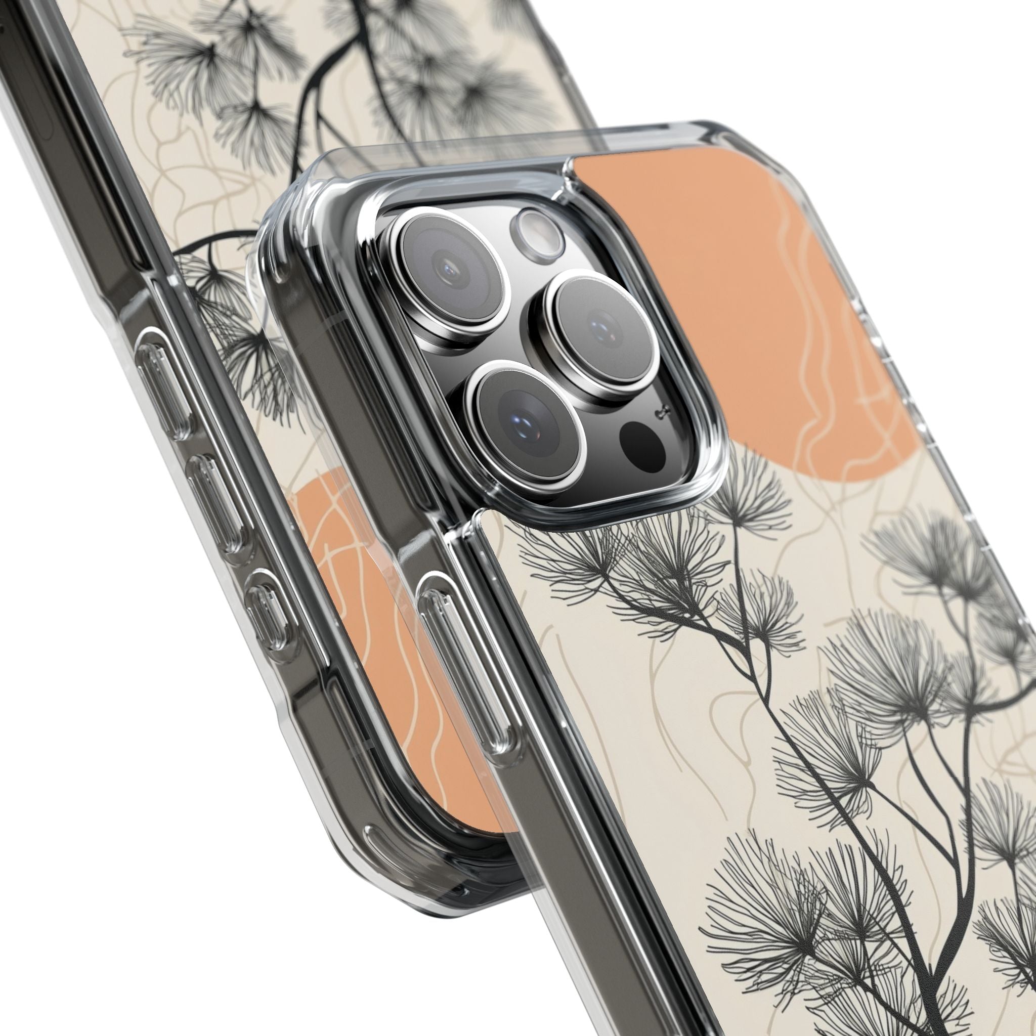 Spiky Tree Sunset iPhone 16 Pro Max Case - Impact