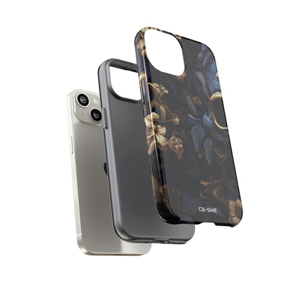Gothic Floral Skull - iPhone Case