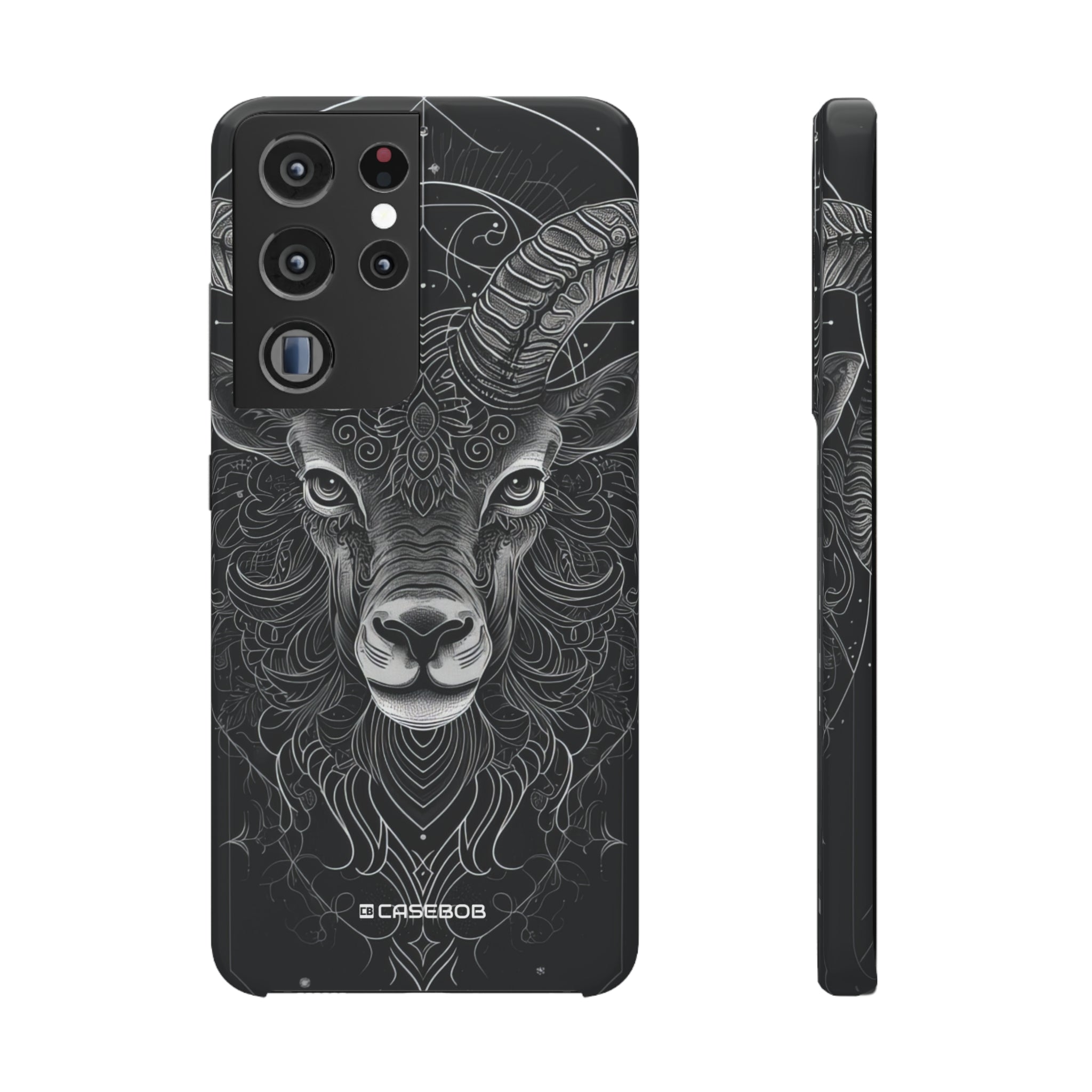 Mystic Ram Mandala | Slim Phone Case for Samsung