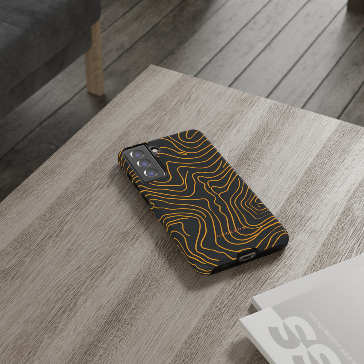 Linear Yellow Chic - Protective Phone Case