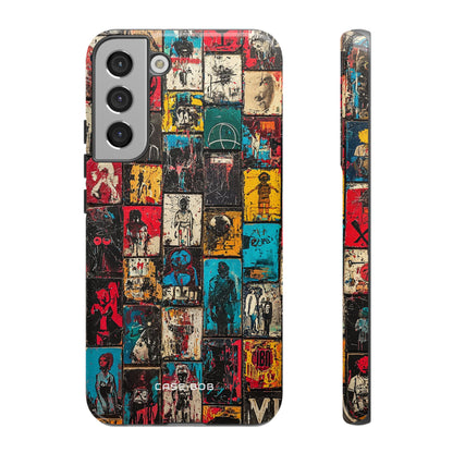 Figured Grid Samsung S22 Plus Case - Tough