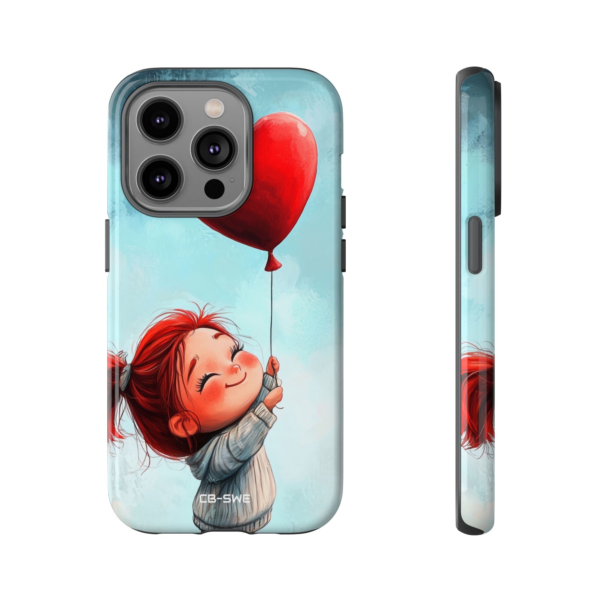 Joyful Girl Flies - iPhone Case