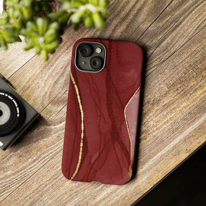 Dark Red - Protective Phone Case