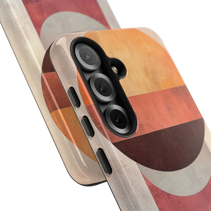 Sunset Orb Samsung S25 Case - Tough