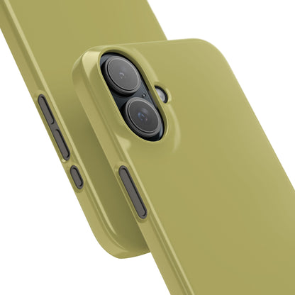 Dark Khaki iPhone 16 - Slim Phone Case