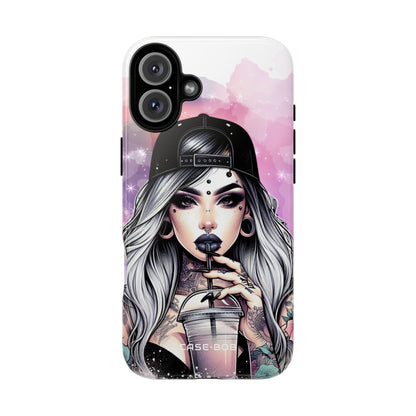 Silver Siren iPhone 16 Plus Case - Tough