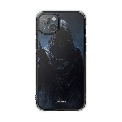 Spectral Guardian Warning iPhone Case - Impact