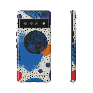 Blue Tranquil Geometry - Protective Phone Case