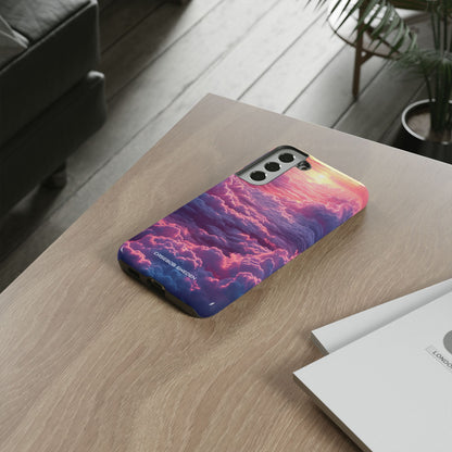 Pink Purple Clouds - Tough Samsung S22 Phone Case