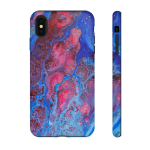 Red Mountain Ink Art iPhone Case (Protective) iPhone XS MAX Matte Phone Case