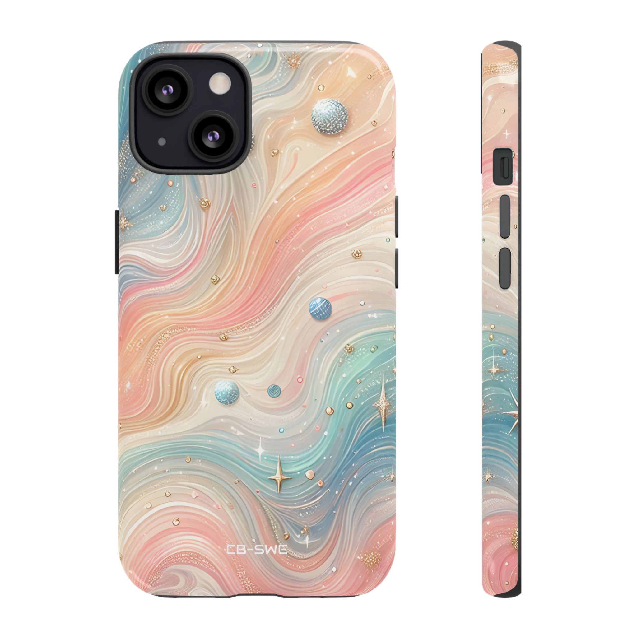 Celestial Waves Dance - iPhone Case