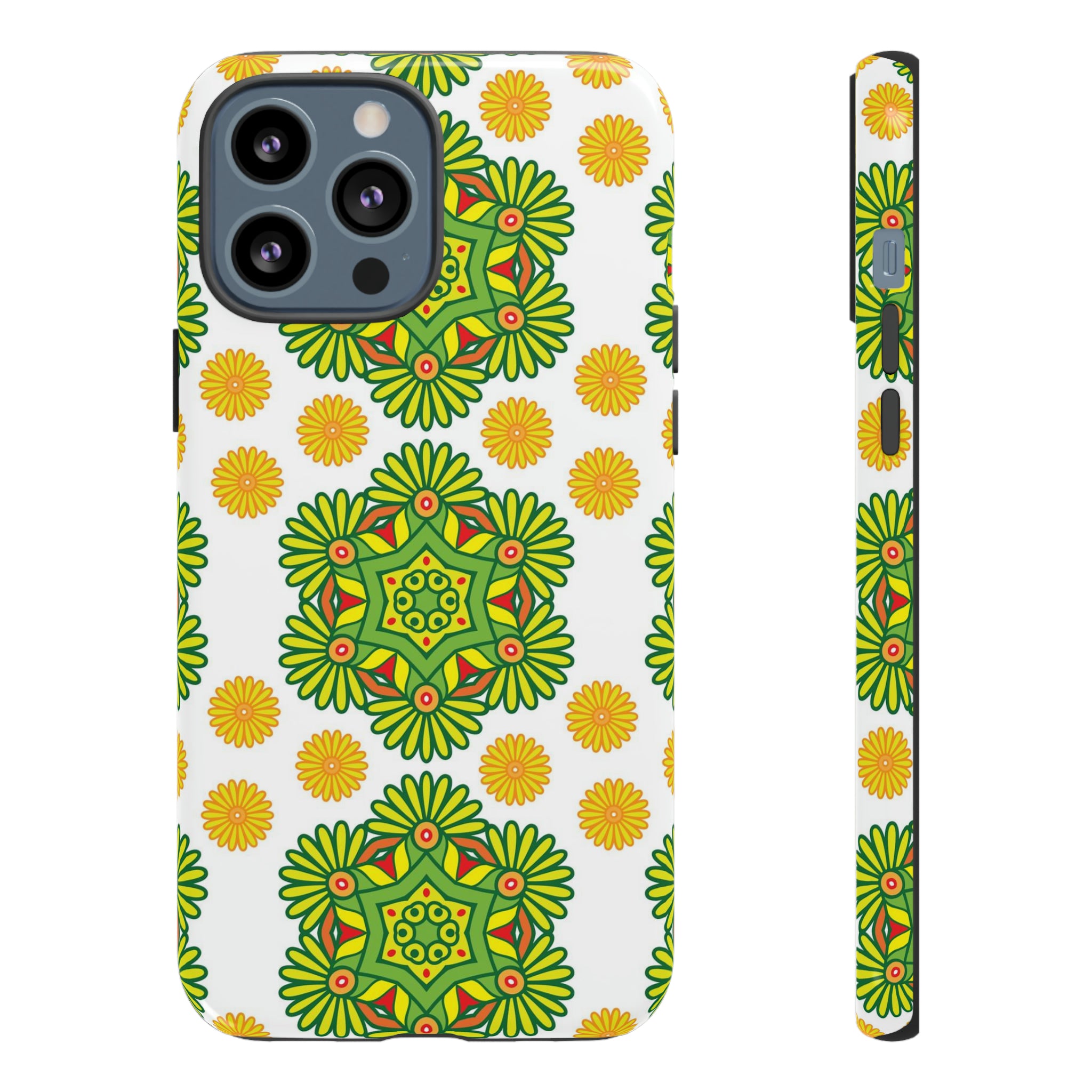 Lime Mandela - Protective Phone Case