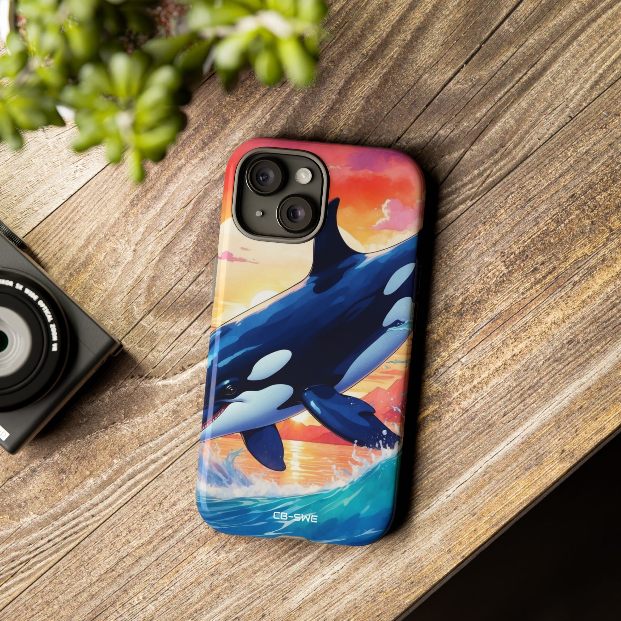 Orca Leaps Joyfully - iPhone Case