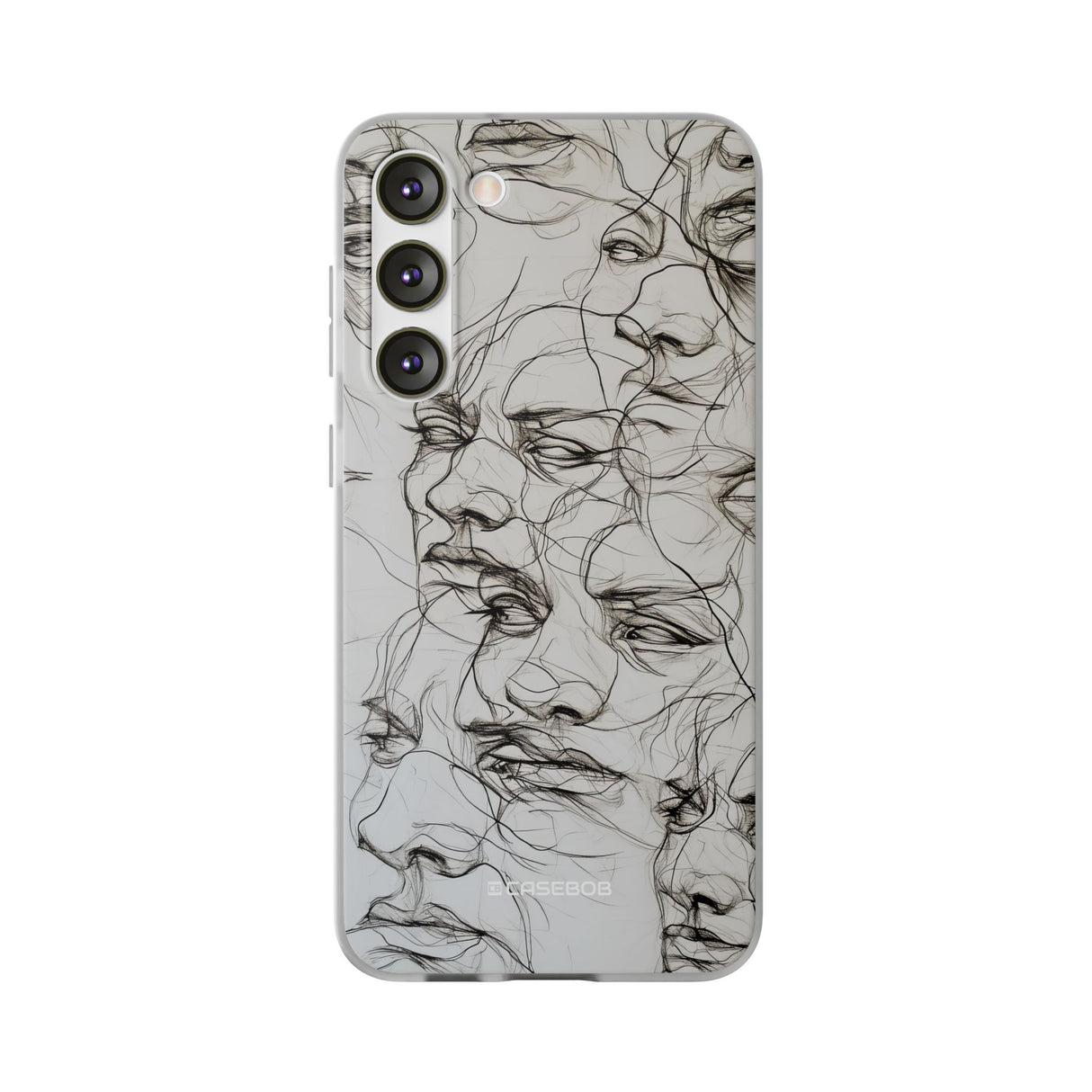 Ethereal Faces | Flexible Phone Case for Samsung Galaxy