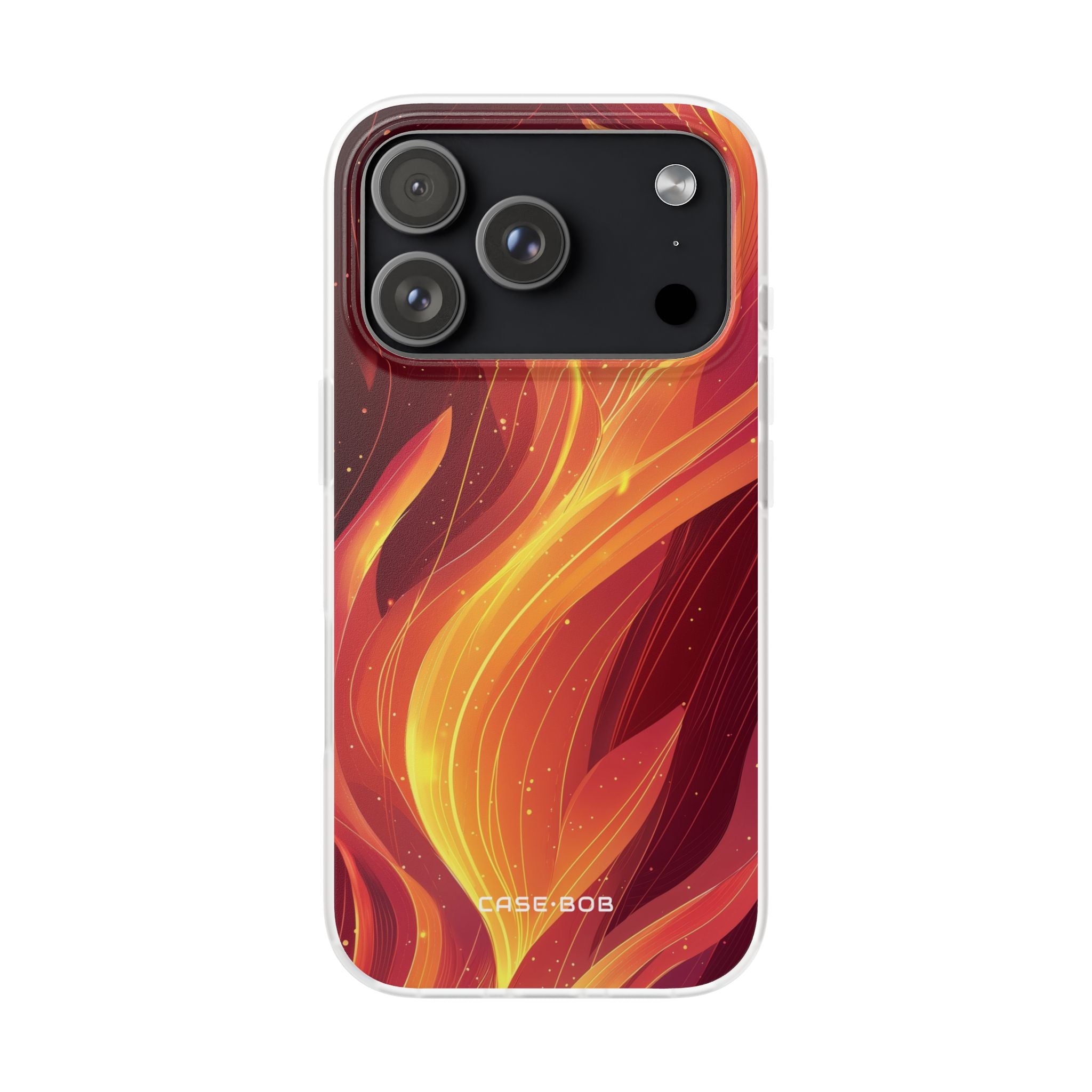 Flaming Flow iPhone 17 Pro Case - Soft