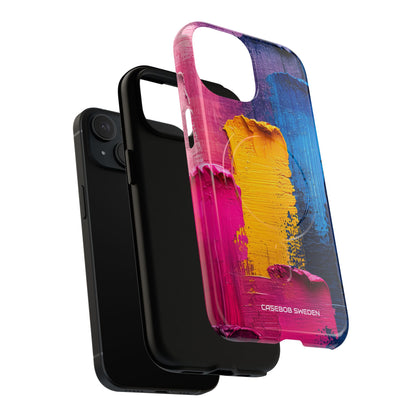 Bold Abstract Texture - Tough + MagSafe® iPhone 15 Phone Case