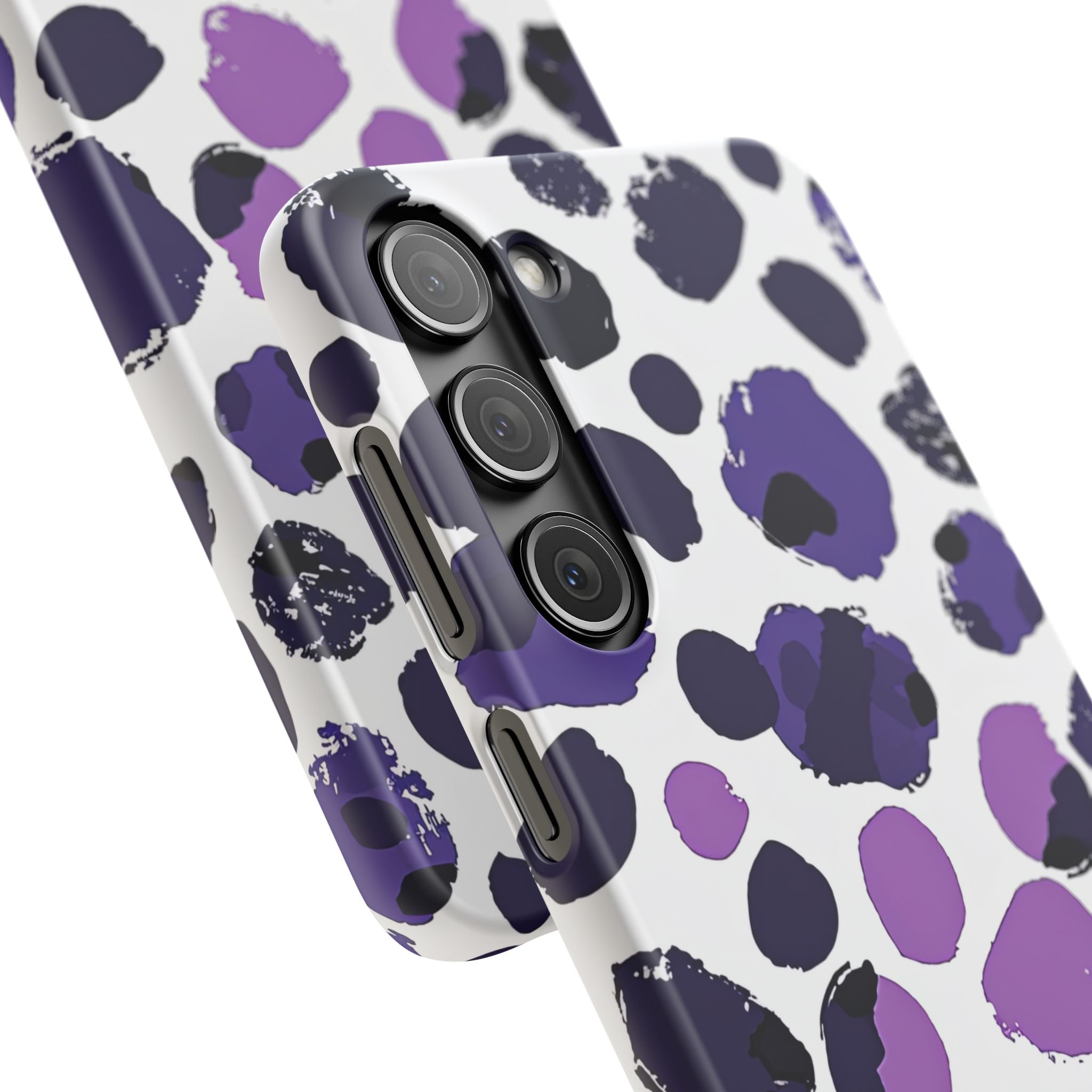 Purple Inkblots Samsung S23 - Slim Phone Case