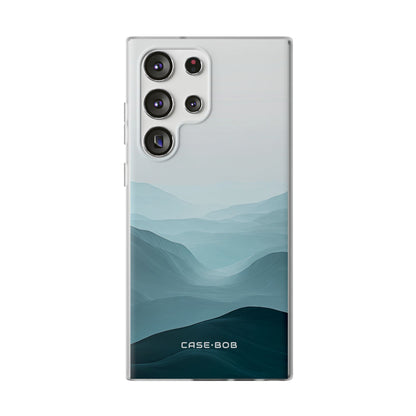 Teal Mist Mountains Samsung S23 Ultra Case - Soft