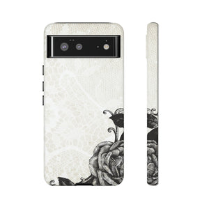 Rosett Gothic Flower - Protective Phone Case