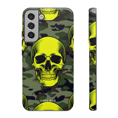Neon Skull Camo Samsung S22 Plus Case - Tough