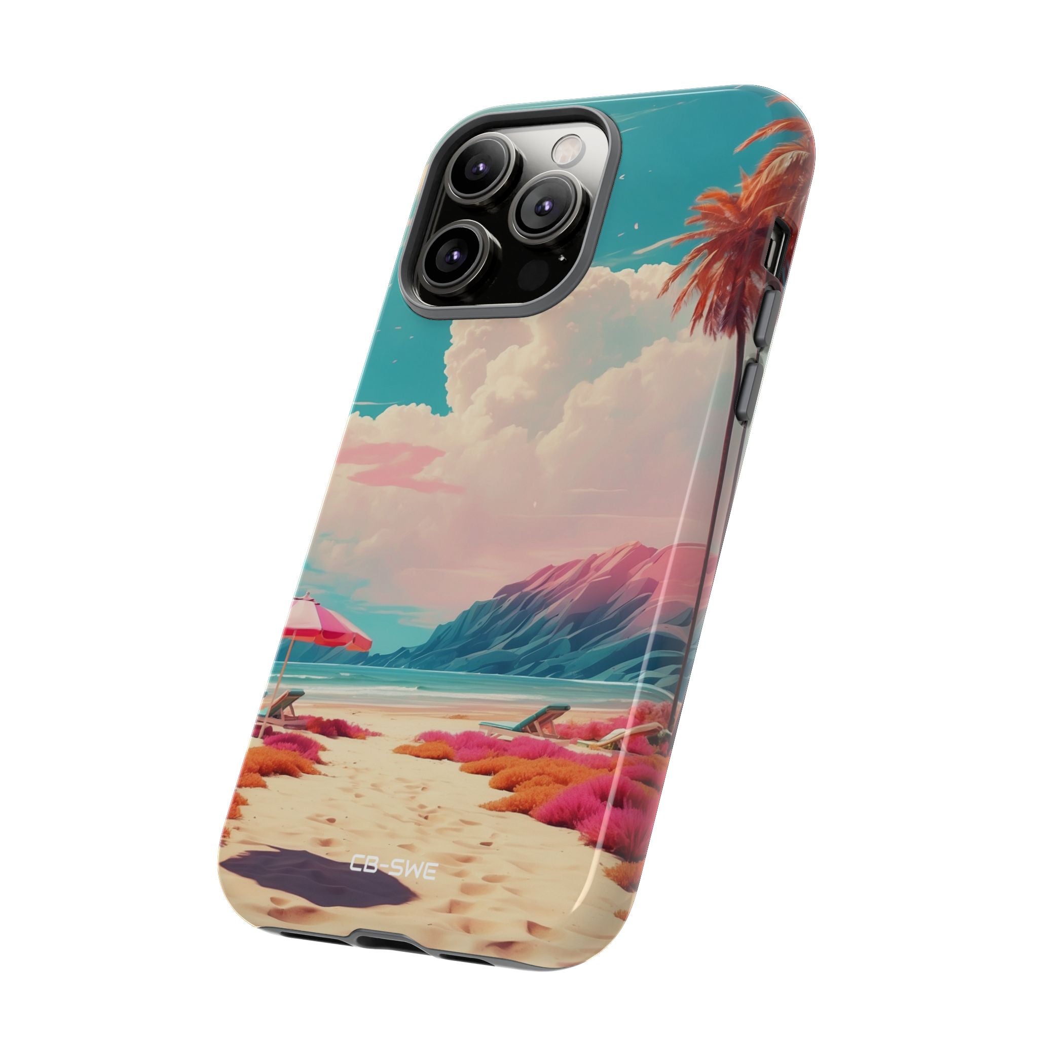 Vibrant Umbrellas Stand - iPhone Case