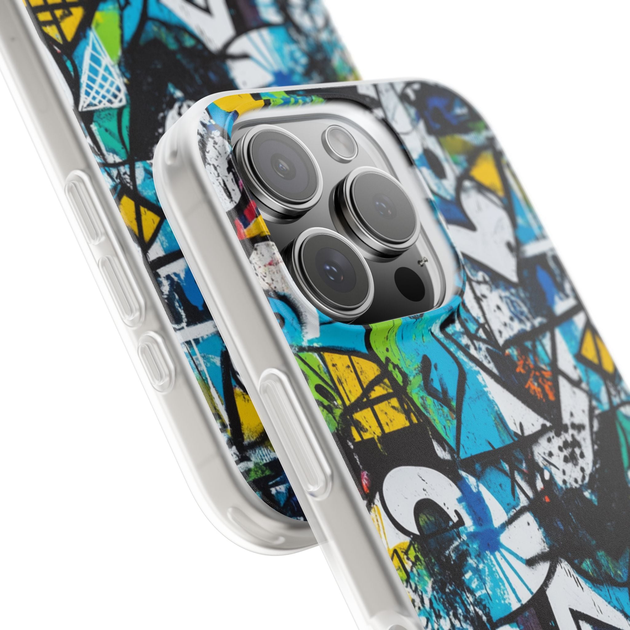 White Ripple Drift iPhone 16 Pro Case - Soft