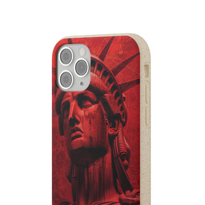 Red Liberty Revolution | Biodegradable Phone Case