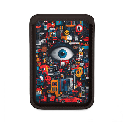 Blue Gaze Mosaic Wallet – MagSafe Ready