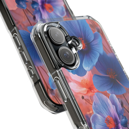 Ethereal Floral Symphony iPhone 16 - Clear Impact Phone Case