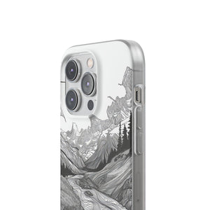 Monochrome Serenity | Flexible Phone Case for iPhone