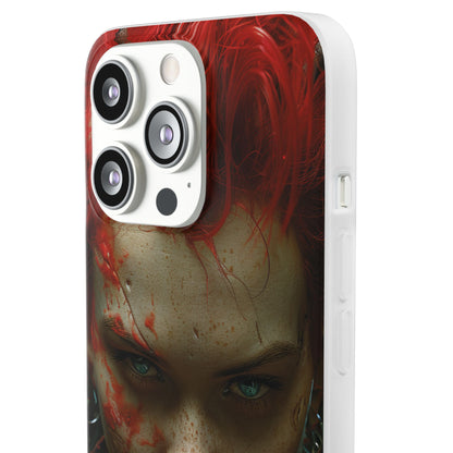 Red Spike Gaze iPhone 13 Pro - Soft