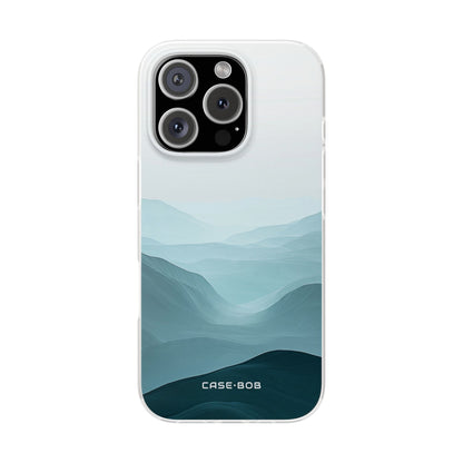 Teal Mist Mountains iPhone 16 Pro Case - Soft