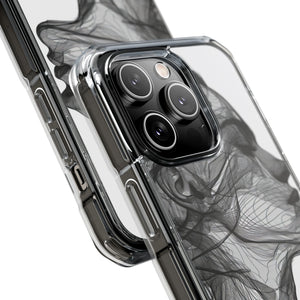 Ethereal Lines - Phone Case for iPhone (Clear Impact - Magnetic)