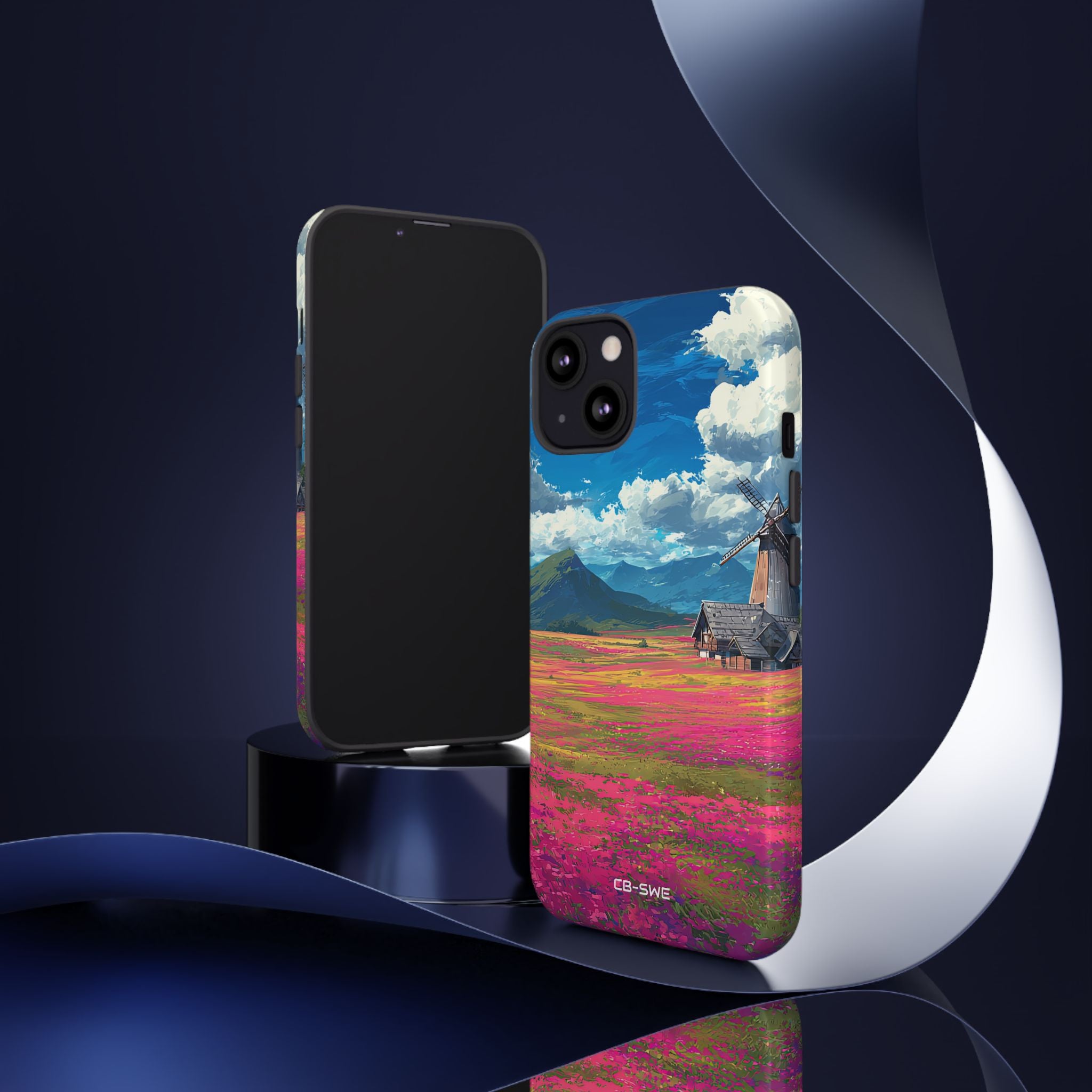 Impressionistic Summer Windmill - iPhone Case